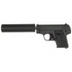 Пистолет пневм  COLT25 mini G.29A с глушителем SPRING (Galaxy)